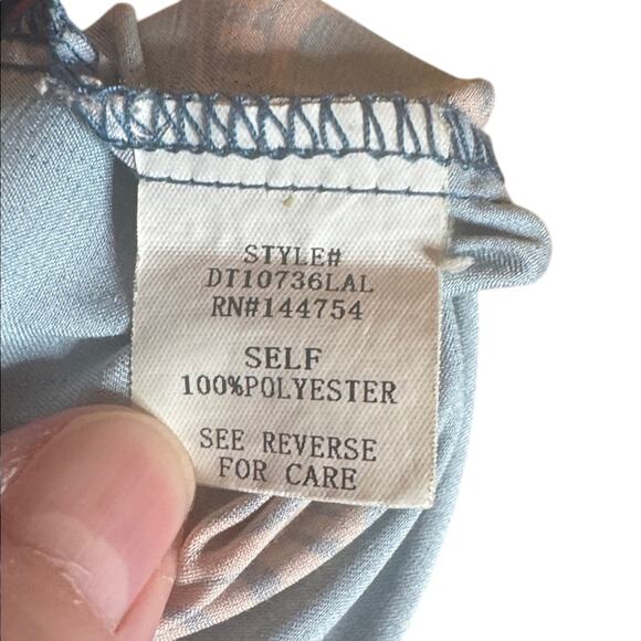 DRESSED IN LALA Tiger Oversized Button-Up Satin Shirt Size Small - Picture 9 of 16